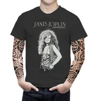 Janis Joplin Anthology Vintage Retro Grafisk Men Tee T-shirt US Blues Rock Music Mäns T-shirts Kortärmad O-Neck bomull