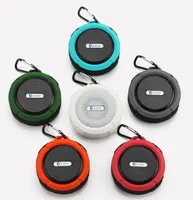 C6 IPX7 Trådlös Bluetooth-högtalare Vattentät sugkopp Speakers Handsfree Mic Voice Box Portable Bluetooth 3.0 för iPhone
