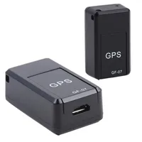 미니 실시간 휴대용 자기 추적 장치 차량용 자동차 사람을위한 강력한 자석이있는 향상된 GPS 로케이터 GF-07 P20