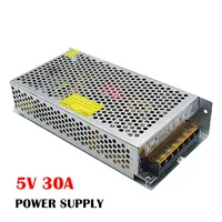 AC 110V-220V to DC 5V 30A 150W Switch Power Supply Driver Adapter for LED Strip Light WS2812B WS2801 SK6812 SK9822