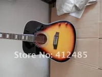 Venta al por mayor de John Lennon 70th J-160E guitarra solar acústica 6 cuerdas con estuche