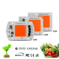 Hydroponice AC 220V cob led grow light chip full spectrum 380nm-840nm for Indoor Plant Seedling Grow and Flower