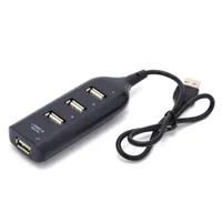 Mini 4 Port USB 2.0 Hub Switch Charger USB Splitter Cable для ноутбука PC Win95 / 98/2000 / Me / X Компьютерная периферия аксессуары