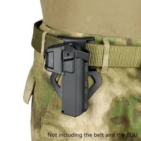 Ruchome krążki pistoletowe dla G17 G18 z latarką lub Laserową Seria G Zamknij Seria Prawa Hand Gun Holster Mount