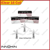 Innokin iClear 16 Dual Bobine Head BDC Clearomizer Remplacement pour Iclear 16 Atomizer 1.5 1.8 2.1 Ohm 100% Original