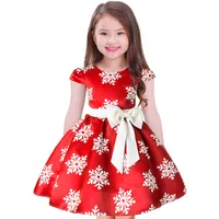 Ragazza Christmas Dress Bambini Snowflake Clothes Baby Girl Princess Dress Halloween Party Costume Abbigliamento per bambini