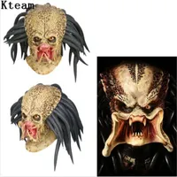 Top Grade Latex Movie Cosplay Hjälm Props Antenna Halloween Party Horror Xcoser Face Head Mask Leksaker