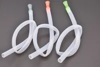 hot on sale 50mm lenght silicone tube for shisha hookash food grade hose for Glass Vapor Whip Adapter size 6mm*8mm