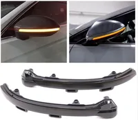 LED Flowing Rear View Dynamic Sequential MIRROR Water Turn Signal Light For VW Golf 7 MK7 VII