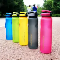 Meine Wasserflasche 1000ml Kunststoff Sport-Wasserflasche bewegliches Fahrrad Outdoor Radfahren Getränk Obst Infuser Shaker Flaschen