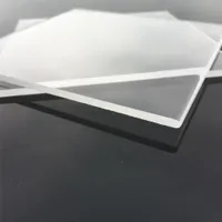 Suministro de fábrica Placa de cuarzo industrial de alta calidad 105 mm cuadrado de 3 mm de espesor hoja piezoide de vidrio para muchos usos