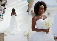 New Beach Высокие Низкие Свадебные Платья Из Органзы Милая Спинки Привет Ло Свадебные Платья 2017 На Заказ Белый халат де Мари