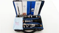Ny buffé 1825 B18 Klarinett 17 Key Cramponcie Apris Clarinet med svartväska Bakelite Tube klarinett Musikinstrument