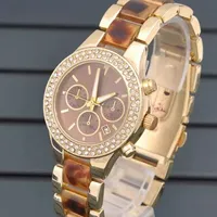 Articoli da regalo Orologi casuale delle donne vigilanza di modo signore vestito dorato in acciaio inox da polso orologio femminile Reloj Mujer