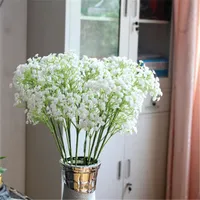 Artifical Babysbreath Wedding Decorative Plastic Gypsophila Small Flowers Bridal Bouquet Flower Drop Shipping TO607