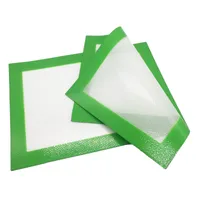 Grüne flexible Silikon-Backmatten Perfekte Backformen, um Kekse Macarons Gebäck 2 PCs / Los herzustellen