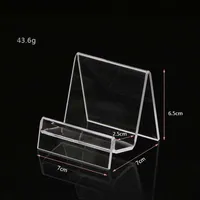New High Transparent Acrylic Display Shelf Mobile Wallet Glasses Rack Multilayer Cellphone Jewelry Display Keychain Stand