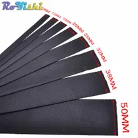 20 meter Polyester Fiber Webbing Ribbon Band Strap Tape Dog Collar Sele Outdoor Ryggsäck Bag Parts Black