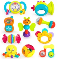 Baby Toys Animal Hand Bells Baby Rattle Ring Bell Toy Newborn Infant Early Educational Doll Gifts brinquedos 0-12 month279i