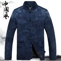Traje chino tradicional Chaqueta de ropa masculina para hombres Cheongsam Tang Traje Oriental Wear Vintage Man Hombre Tops chinos