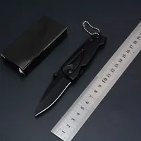 New BK Secretary Black Tactical Folding Knife 440C 57HRC Outdoor Camping Hunting Survival Pocket Rescue Keychain Utility EDC Tools