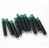 30pcs Brand High Quality Best Design Caliber 3mm Penna fontana Penna a cartuccia d'inchiostro Ricarica verde