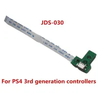 USB Charging Port Socket Board For PS4 Controller Charger Board JDS 001 011 030 040 with 12 14 Pin Flex Ribbon Cable High Quality FAST SHIP