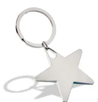 الجدة مفتاح حلقات سبائك الزنك ستار شكل سلاسل النجوم المعدنية أقراط الهدايا