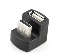 AT Plus récent Hot 90 degrés 180 degrés USB 2.0 Un connecteur adaptateur convertisseur homme / femme m / f