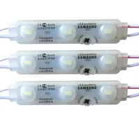 Moduli LED LED LED SAMSUNG SMD5630 Moduli LED di iniezione con sede con segni LENS LED per lettere di canale pubblicitario Banner