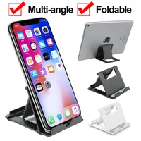 Adjustable Multi-angle Foldable Desktop Stand Holder Mount for Cell Phone Tablet Desktop Holders