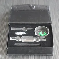 Caliente Mini Kit colector néctar 10mm Nector coleccionistas Dab paja 21cm Longitud plataformas petrolíferas Micro NC kits de cristal del tubo de agua de titanio Consejo NC01