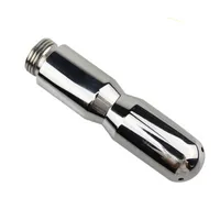 Metal Douche Erotic Anal Enemator Washing Shower, Sex Toys Male Enema, Anal Cleaning Butt Plug,Women Vagina Deep Cleaning