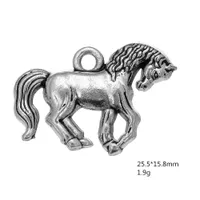 Alliage de zinc Adorable petit charme animal de cheval pour la fabrication de bijoux