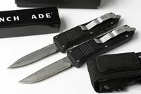 7inch C07 damaskus Tropfen D / E Klinge Dual Action Jagd-Taschen-Messer-Überlebens-Messer-Weihnachtsgeschenk für Männer