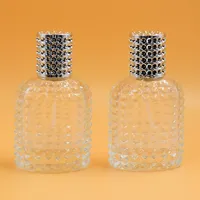 30ml abacaxi vidro vazio frascos de perfume pulverizador atomizador recarregável garrafa de garrafa de cheiro com tamanho de viagem portátil