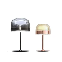 Moderna Designer Glass Table Lamp acciaio Home Creative Lighting Per Camera Studio Nuova TA098