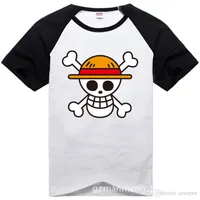 One Piece T Shirt 2017 Moda Japoński Odzież Anime Powrót Kolor Luffy Cotton T-shirt dla mężczyzny i kobiet, Marka Camiseta, Th001