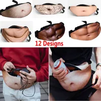 42 * 19cm pappa väska BOD WAISF PAPS BAGS Case Beer Fat Belly Fanny Pack Funny Money Bags DadBag Pouch WX9-214