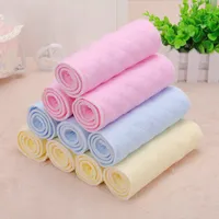 Transpirable y cómodo 6 capas de algodón ecológico colorido del paño del bebé de pañales lavables pañales reutilizables inserciones de cambio de pañales