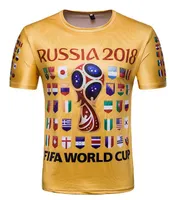 2018 Copa do Mundo da Rússia Top 32 Edição Comemorativa Camisetas Austrália tream fãs de Futebol camiseta tripulação pescoço