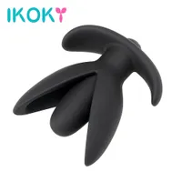 IKOKY Anal Expander Dilator Opening Butt Plug Sex Toys for Women Men Rechargeable Anal Plug Vibrator Prostate Massager Sex Shop Y1892803