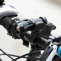 LED Bisiklet Işık 7Watt 2000 Lümen 3 Mode Bisiklet Işık + Torch Bisiklet Tutucu Q5 LED Su geçirmez Ön Işık Zoomable