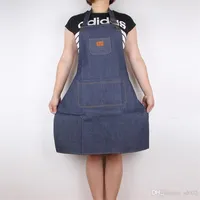 New Design Denim Apron Cook Coverall Waiter Work Aprons Fashion Modern Coffee House Staff Supplies Anti Dirty Hot Sale 13cl ii