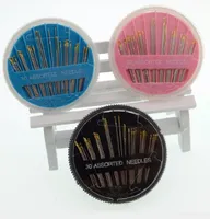30PCS/set/lot Assorted Hand Sewing Needles Embroidery Mending Craft Quilt Sew Case for DIY fabric tools