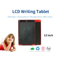 12 inç LCD Yazma Tablet Elektronik Tahta El Yazısı Pad Dijital Çizim Kurulu Boyama Grafik Çocuklar Çocuklar Için Tabletler Yetişkinler