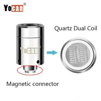100% Auithentic Yocan caricato QUAD QDC bobine sostituzione quarzo doppio QUAD bobine al quarzo nucleo testa per kit di avviamento caricato