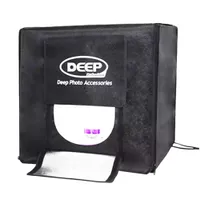 40 × 40CM DEEP 4 LED صور التصوير فيديو ستوديو الإضاءة خيمة المهنية المحمولة LED الفوتوغرافي Softbox صندوق مجموعة