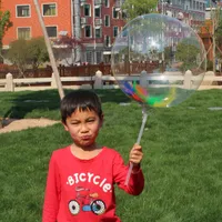 12インチ透明ボボ風船のラウンドTPUクリアバルーンの膨脹可能なボール誕生日パーティーの装飾子供ギフト玩具0 8zW UU