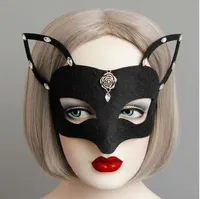 Holloween Maska Dziewczyny Kobiety Sexy Maski Catwoman Masquerade Dancing Party Eye Mask Cat Halloween Fancy Dress Costume